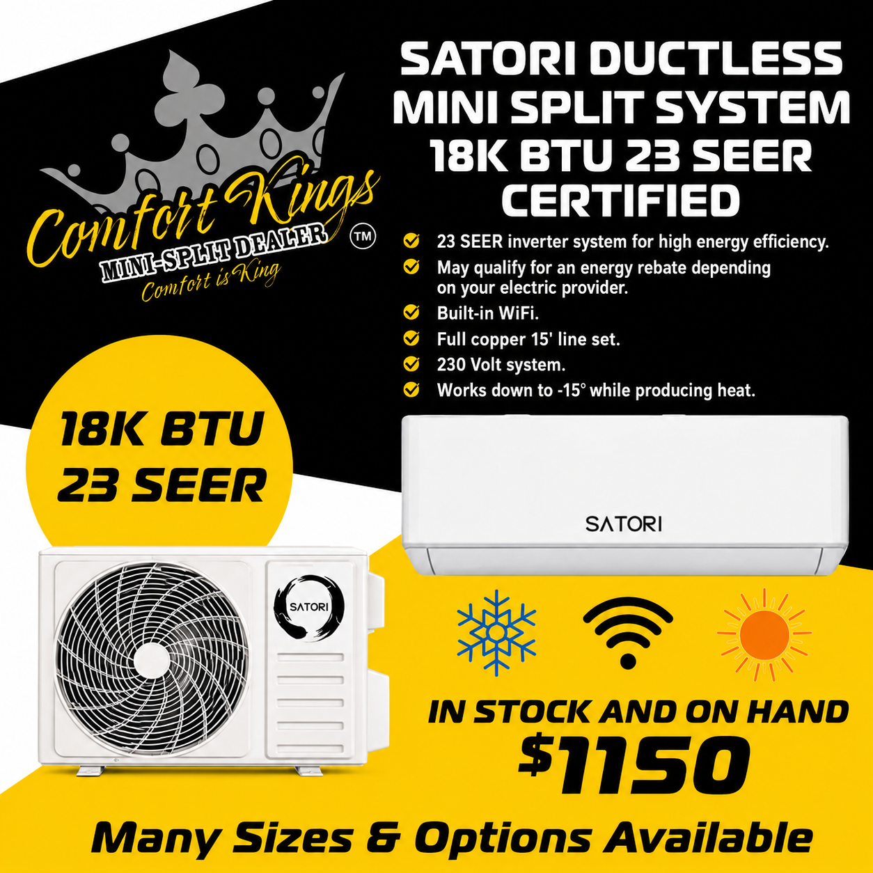 18K Satori 23 SEER