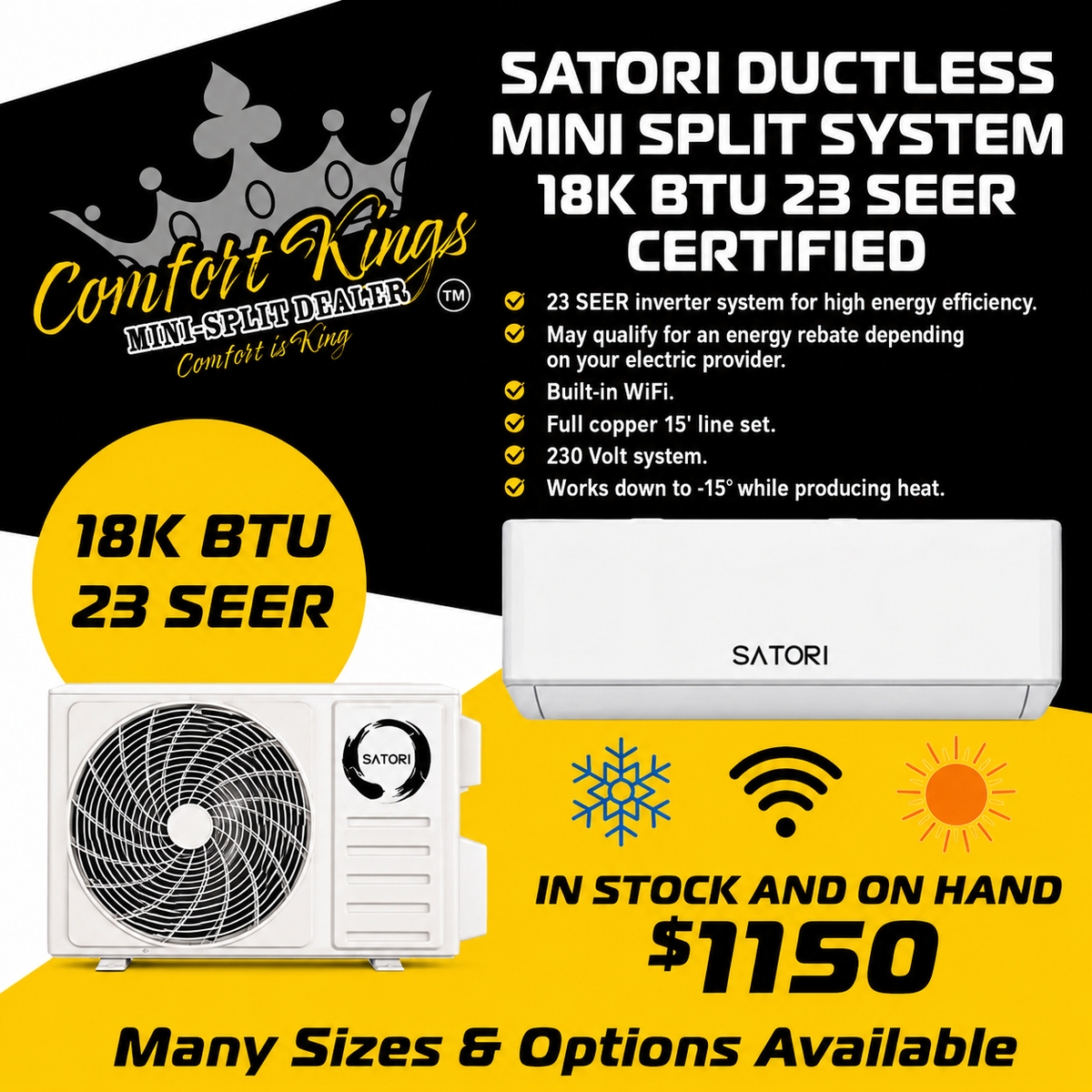 18K Satori 23 SEER